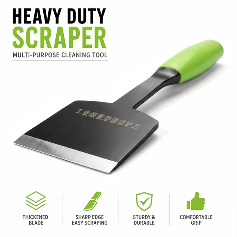 Heavy Duty Cleaning Scraper Multi-Purpose Putty Knife Sharp Blade Glue Adhesive Remover For Window Wall Tile Residue Cleaning