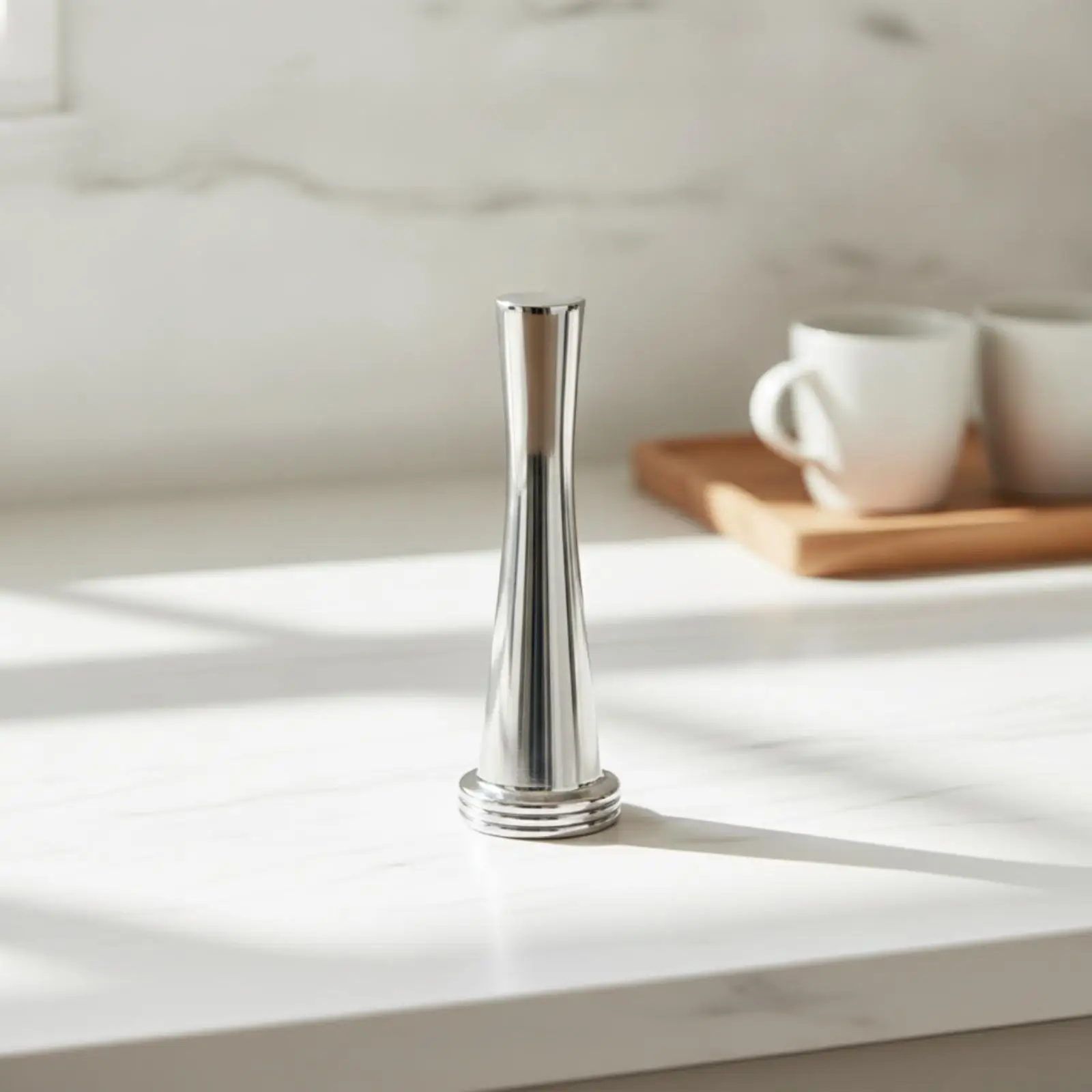 Espresso Coffee Tamper Stainless Steel Barista Press Tool with Tapered Grip Handle for Consistent Espresso Extraction at Home