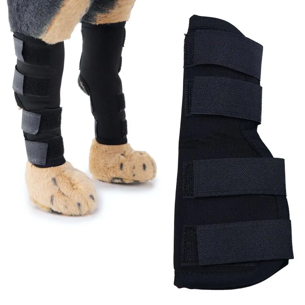 1 Pc Breathable Pet Dog Joint Brace Elbow Breathable Dog Support Brace Injury Wrap Protector Pet Knee Pads For Surgical Injury
