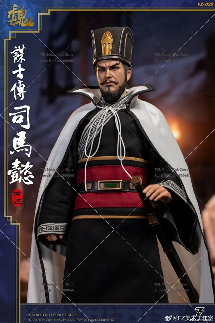 Originele Fz Art Studio Fz020 1/6 Schaal Mannelijke Soldaat Drie Koninkrijken Tai Fu Sima Yi Volledige Set 12Inch Actiefiguurpop