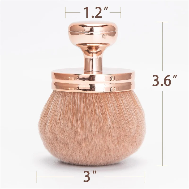 Extra Large Body Makeup Brushes for Self Tanner Leg Makeup Bronzer Brushes Oval-shaped Flawless Kabuki Brush Foundation Brush