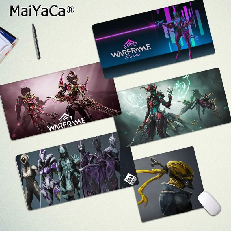 

Warframe Fashion Gaming Player Desk Laptop Rubber Mouse Mat Size For Game Keyboard Pad For Gamer