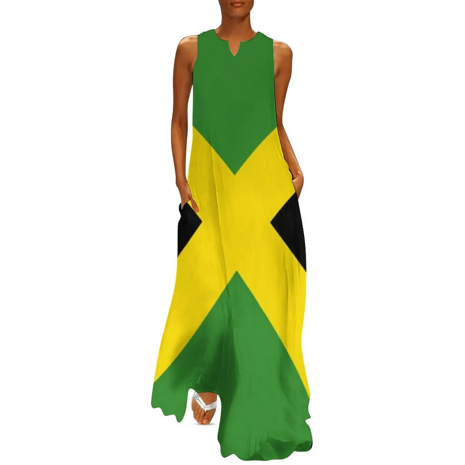 

Jamaica Flag Mini Skirt Dress Long Dress elegant women's dresses sale evening dress women