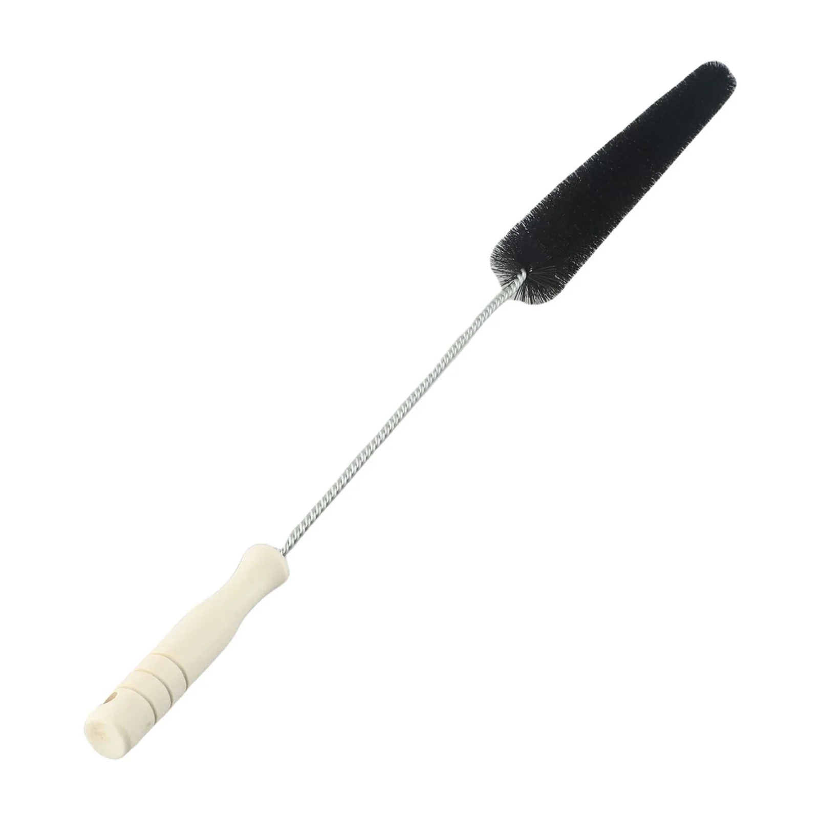 Radiator Cleaner Brush Black Multi-Purpose Bendable Long Thin Cleaner Duster 70cm Length For Outdoor Sinks Air Passages