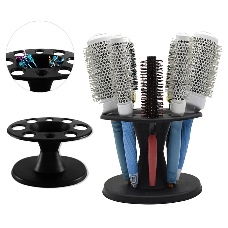 Salon Barber Comb PP Storage Stand Hairdressing Combs Brushes Scissors Iron Roll Organizer Rack Hair Styling Comb Tools Holder