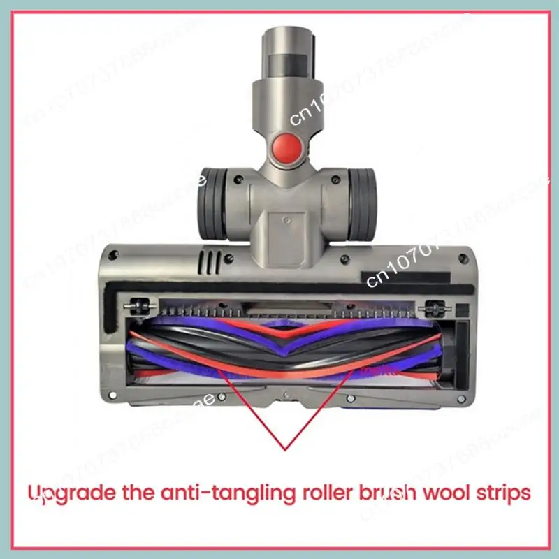 Cabeça de limpeza anti-emaranhado de liberação rápida a26p para dyson v7 v8 v10 v11 v15 peças de aspirador de pó com luz de poeira verde para tapetes f