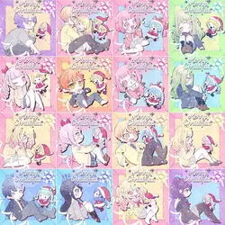 Anime Project Sekai Kamishiro Rui Akiyama Mizuki Cosplay 10CM Square Cards Photo Card Ornament Christmas Gifts