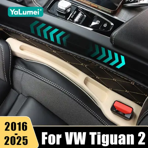 폭스 바겐 폭스 바겐 Tiguan 2 MK2 Allspace 2016-2018 2019 2020 2021 2022 2023 2024 2025 2Pcs 카시트 갭 누출 방지 씰링 스트립