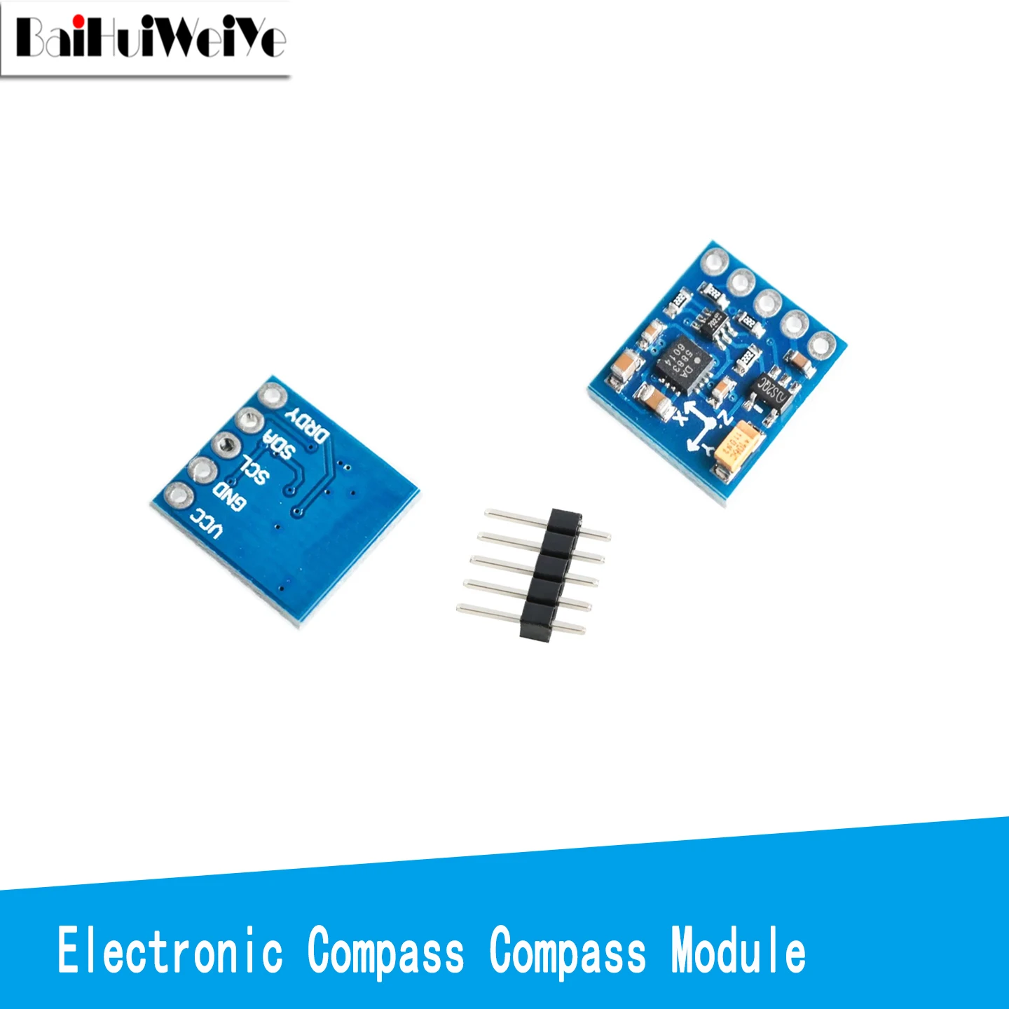 GY-271 HMC5883 3V-5V Three 3 Triple Axis Magnetic Field Compass Magnetometer Sensor Module For Arduino IIC Board