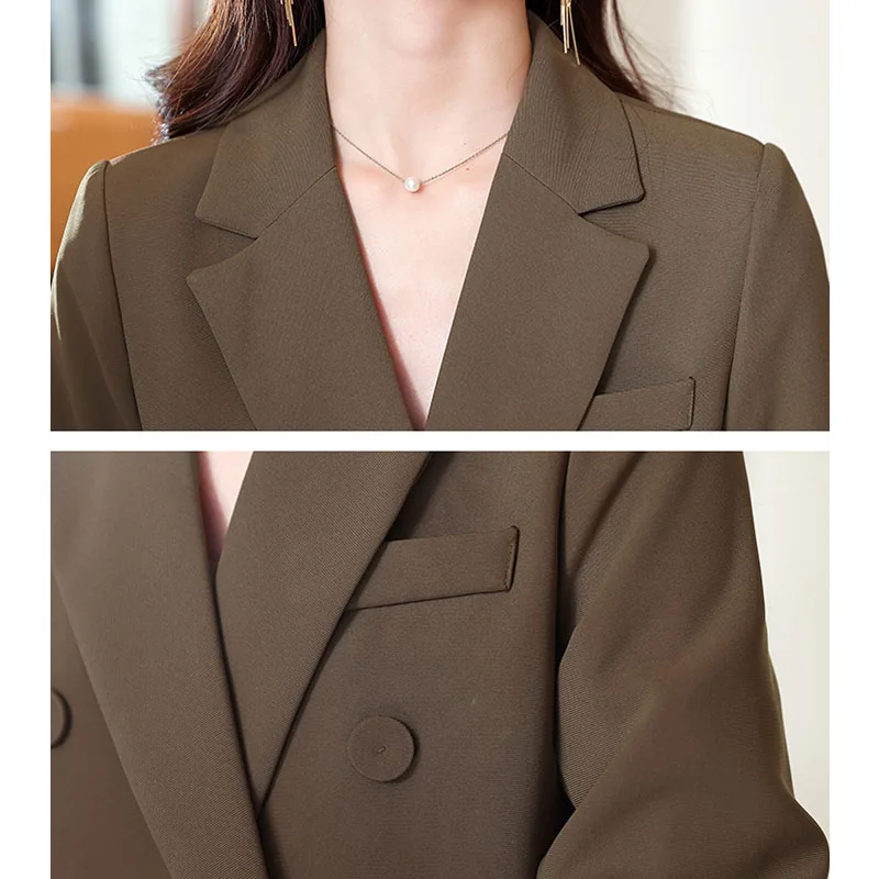 2025 New Spring Autumn Blazer Female Outerwear Fashion Slim Suit Jacket Women Casual Jacket Korean Office Blazer Tops