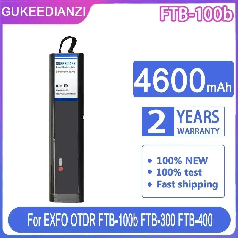 Batería de Alta Capacidad de 4600mAh para Probador de Fibra Óptica Exfo Ftb-100b Ftb-300 Ftb-400 GP-285 Otdr