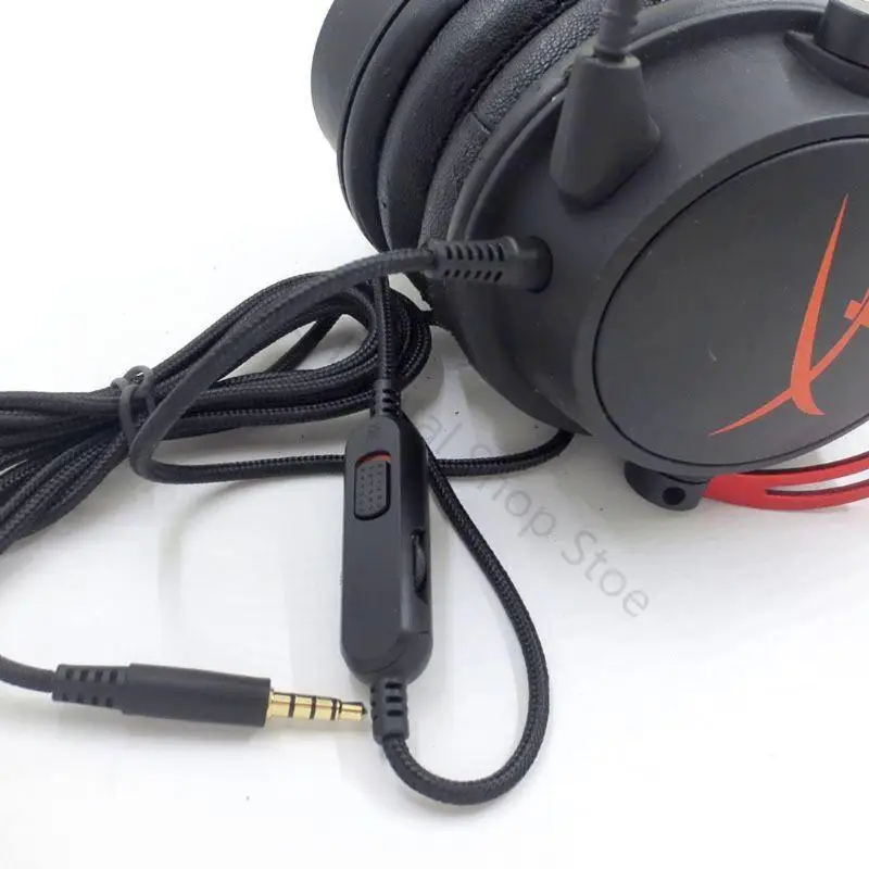 96BA Earphone Cable Mute Both Headphone Mic for Cloud Mix and for Alpha Headset