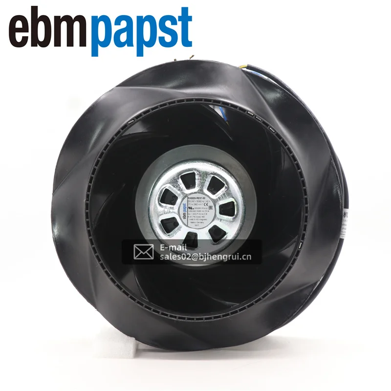 

ebmpapst R3G225-RE07-03 Original 220V AC 170W EC Motorized Impeller Bearing Centrifugal Cooling Fan