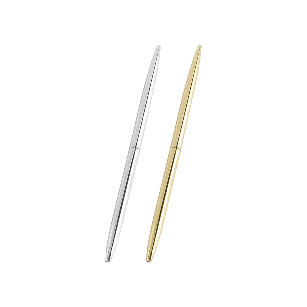 High Quality Commercial Stationery Rod Rotating Slender Metal Ball Pen Ballpoint Pen