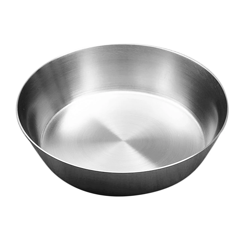 Stainless Steel Korean Food Bowl with Lid Dinner Restaurant,Ramen Noodles Fruit Dessert Serving Dishes