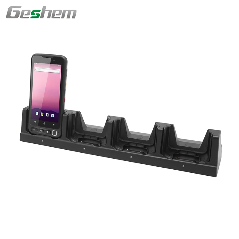 Geshem 5.0 Polegadas Scanner 2D Android 10.0 GMS NFC Impressão Digital Pdas