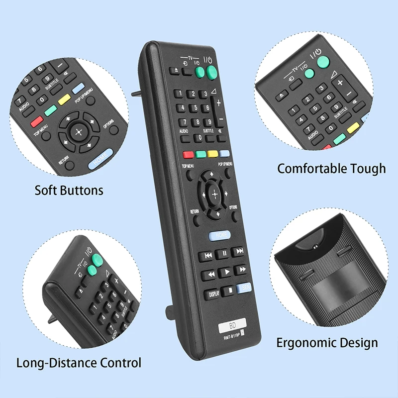 RMT-B119P Remote Control For Sony Blu ray Disc Player BDP-S185 BDP-S190 BDP-S390 BDP-S490 BDP-S590 BDP-BX510 BDP-S1100 BDP-S3100