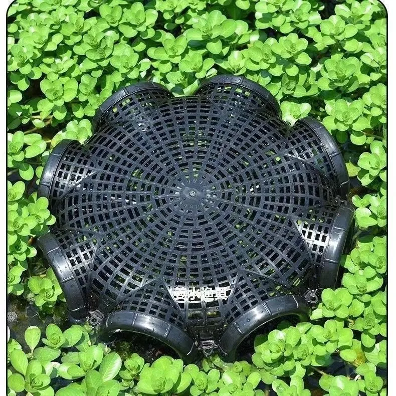 Durable Plastic Container Mud Cage Container Fishing Traps Black Fish Net Cage Fishnet Finless Eel Loach Trap Fishing Pot