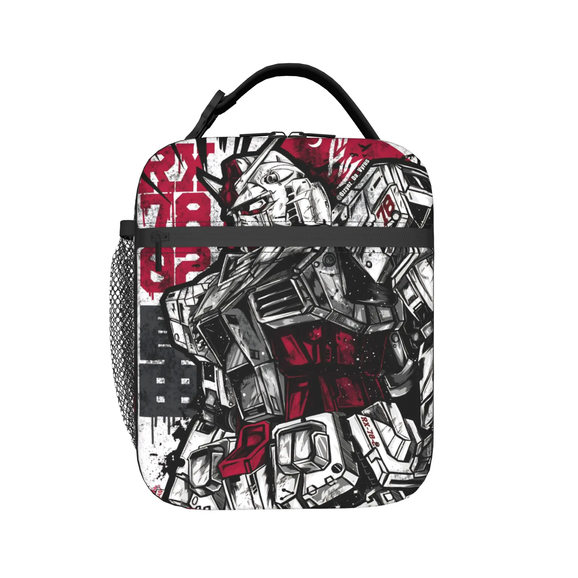 Insulated Lunch Boxes mobile suit gundams Merch  Lunch Container Ins Style Thermal Cooler Lunch Box For School