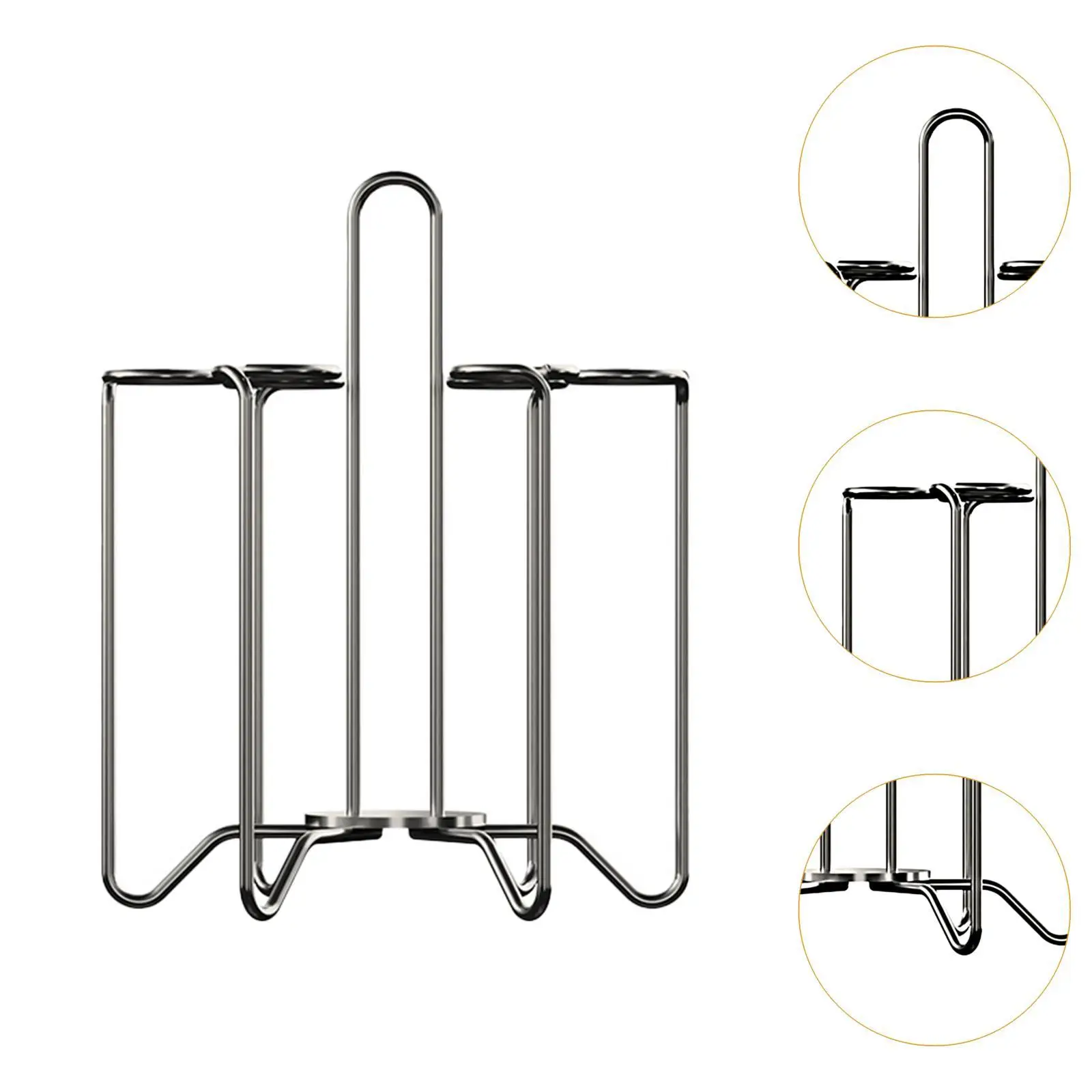 Tempat Mug Kopi Rak Display Hemat Ruang, Rak Penyimpanan Cangkir Teh, Rak Cangkir Air untuk Meja Dapur Kantor Meja Restoran