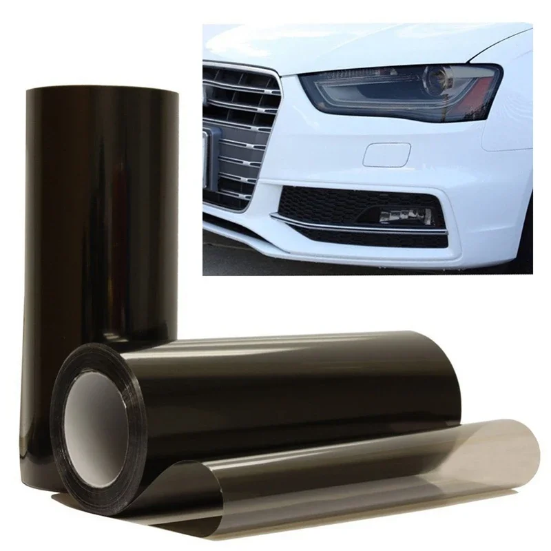 30x100cm car film, smoke headlights, tail lights, waterproof film cover, car styling sticker For Audi car