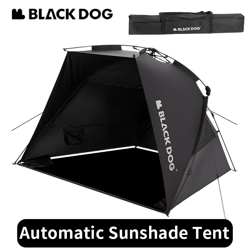 Naturehike BLACKDOG Camping Automatic Tent Waterproof Sun Shelter Beach for 2-3 People Outdoor Travel Picnic 150D Dome Tent New