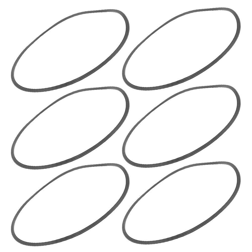 

6pcs Rubber Rings For Barstool Base: High Elastic Floor Protection Gasket Noise Reduction Stability Enhancer Universal Fit