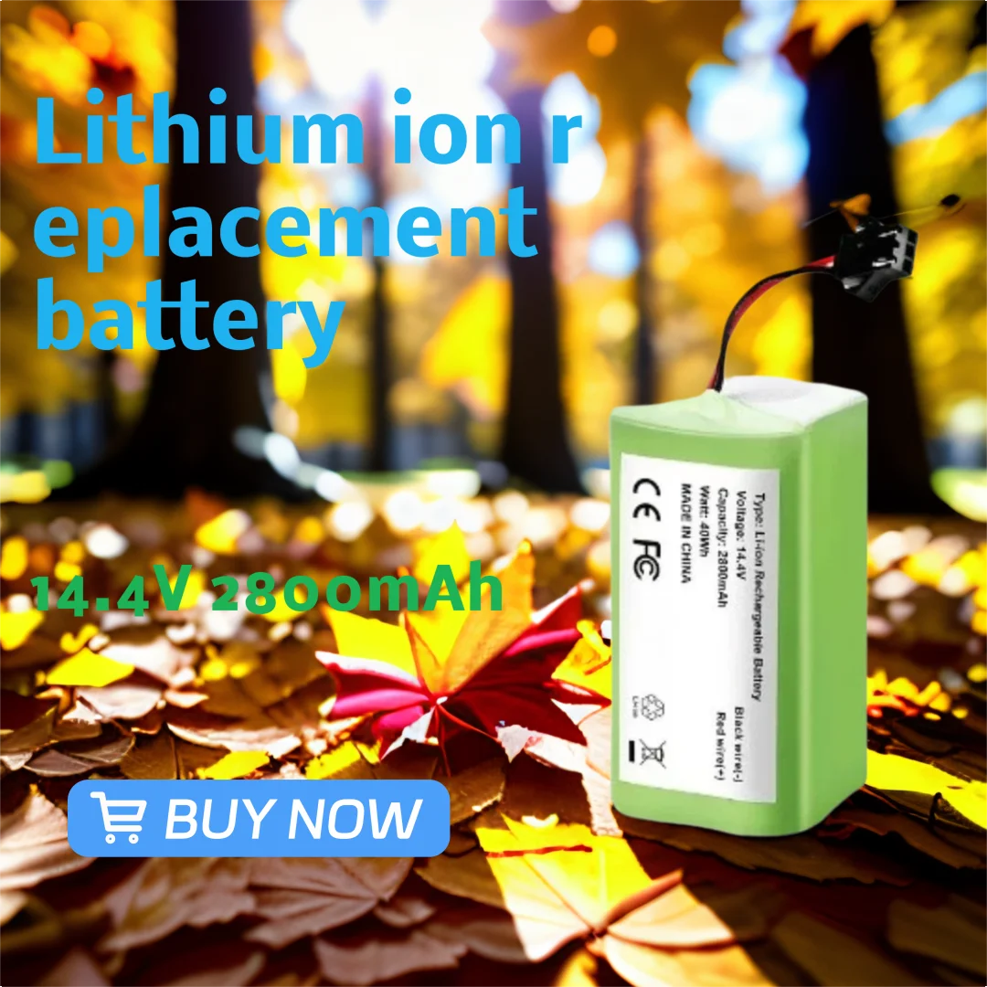 

14.4V 2800mAh Replacement Battery For Ecovacs Deebot N79 N79S DN622 Eeuf