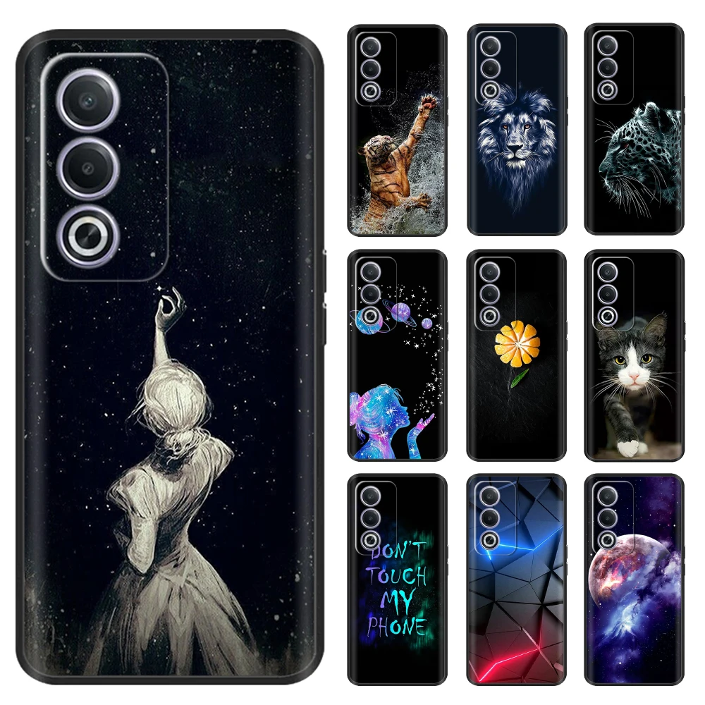 Painted Cover For Oppo A80 5G Case OppoA80 CPH2639 Silicone Phone Back Cover For Oppo A3 Pro 5G A3Pro CPH2665 K12x CPH2667 A80