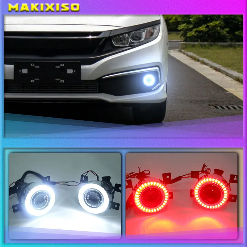 

2Pcs LED Side Marker Lights Turn Signal Lamp Daytime Running Light DRL For HONDA CIVIC 2016-2020