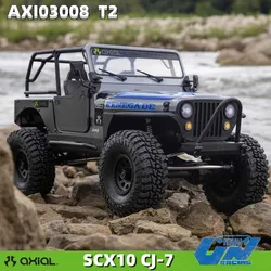 Axial Scx10 trzecia generacja Jeep Cj-7 model symulacyjny zdalnie sterowanym 1/10 samochód wspinaczkowy pojazd terenowy Rtr 03008