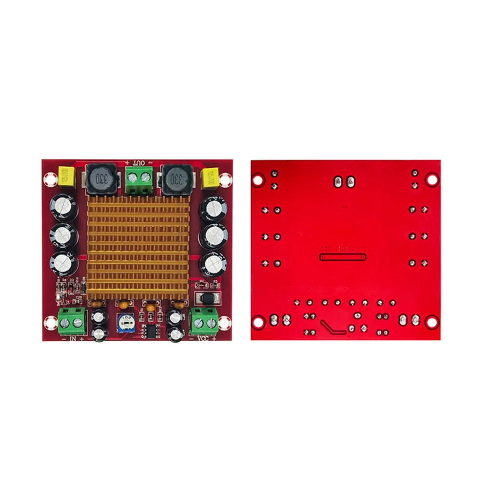 

XH-M544 Digital Audio Amplifier Board Mono TPA3116DA Digital Power Amplifier Board Module DC 12-26V Radiator for Home Theater