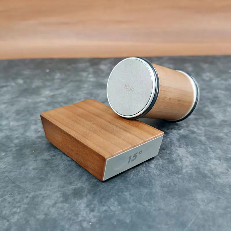 

Магнитная точилка для ножей, алмазный точильный камень, деревянная кухонная шлифовальная система, угол 15, 20 градусов, аксессуар для ролика