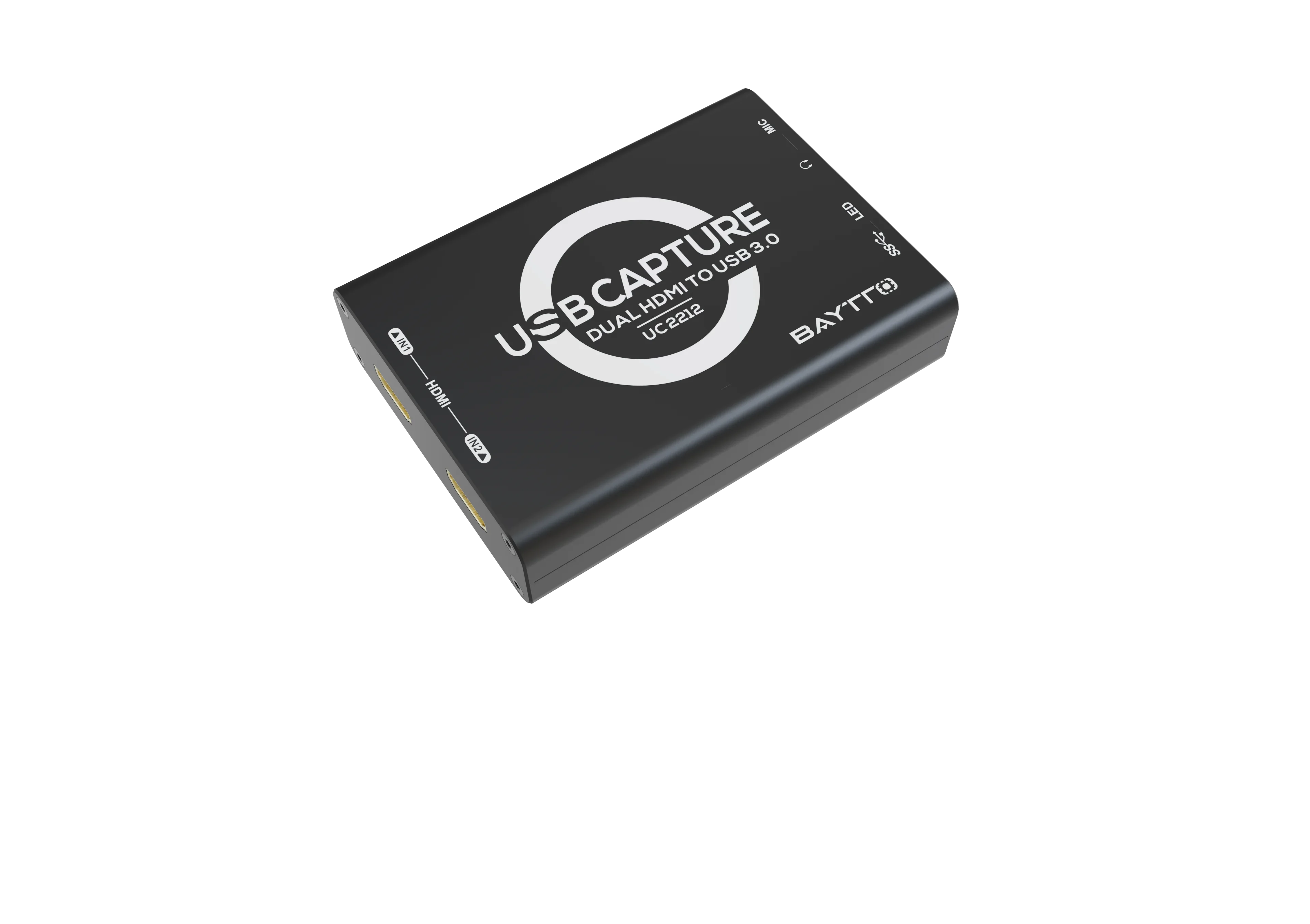 Tarjeta de captura de vídeo Dos entradas HD MI Salida USB3.1 Transmisión en vivo Entrada dual HD MI con tecla Chroma 3D-LUT