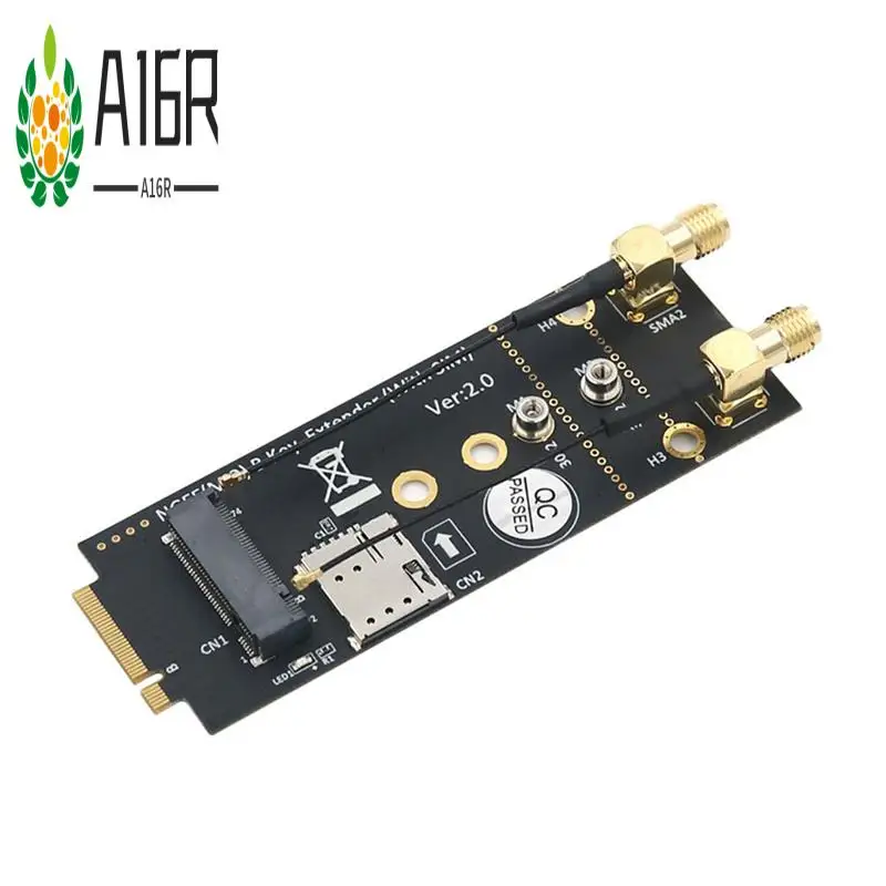 

Адаптер беспроводного модуля Key-B A16R-M.2 со слотом для SIM-карты, пластик для NGFF 3042 3052 M2 B, ключевая карта