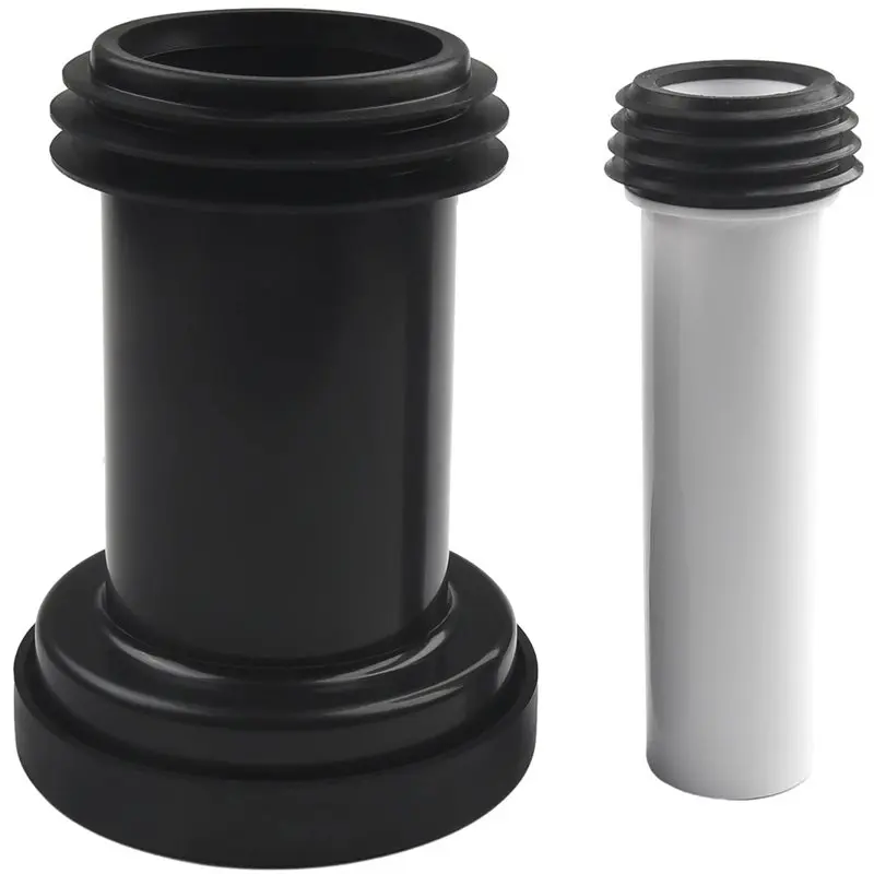 For Geberit Duofix Wall Hung WC Frame Pan Connection Pipe PE/PP Material And Satin Chrome Cover-ABPP