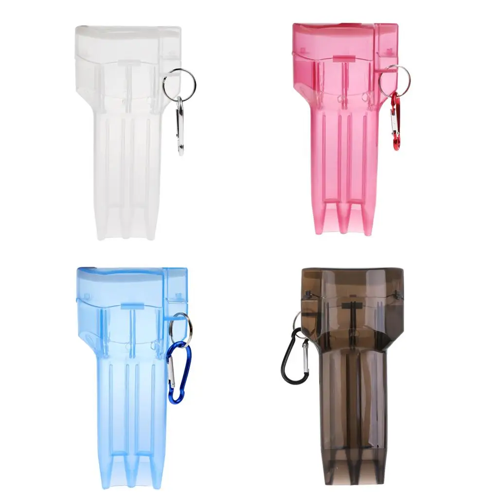 

Compact Dart Case Plastic Transparent Dart Box Protective Darts Accessory Holder for 3 Piece Soft Dart Arrows
