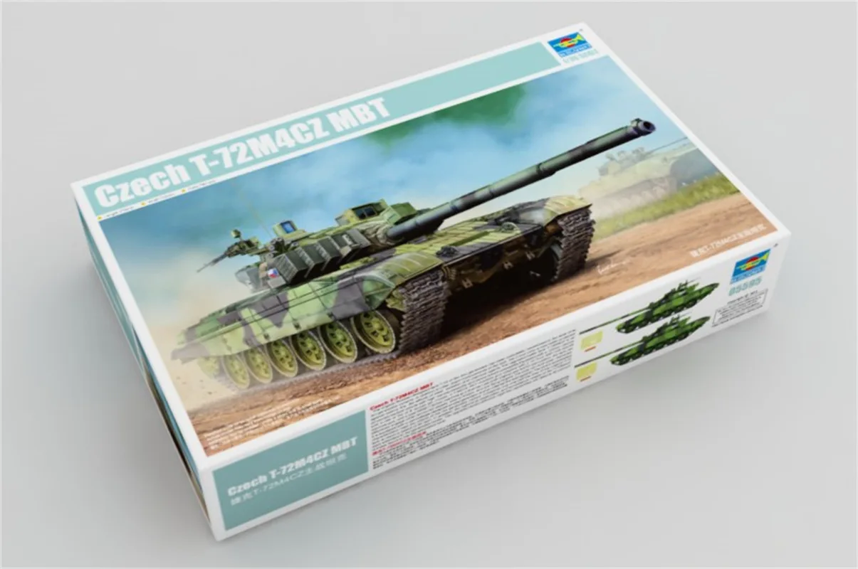 

Trumpeter 1/35 Scale Czech T-72M4CZ Main Battle Tank Military Plastic Assembly Model #05595