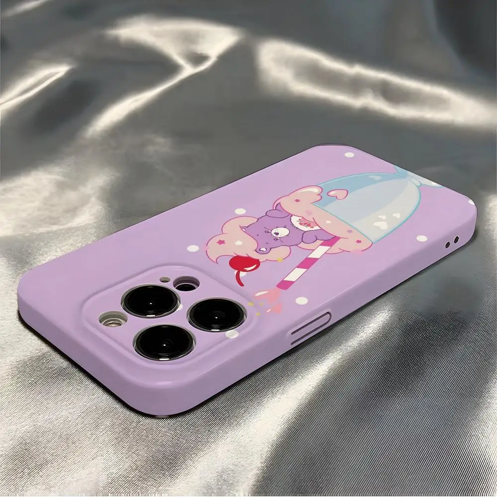 C-care B-bears Phone Case For IPhone 16 Pro Max 15 14 13 12 11 Pro11 Mini 2025 16 Glossy HD Film Cover