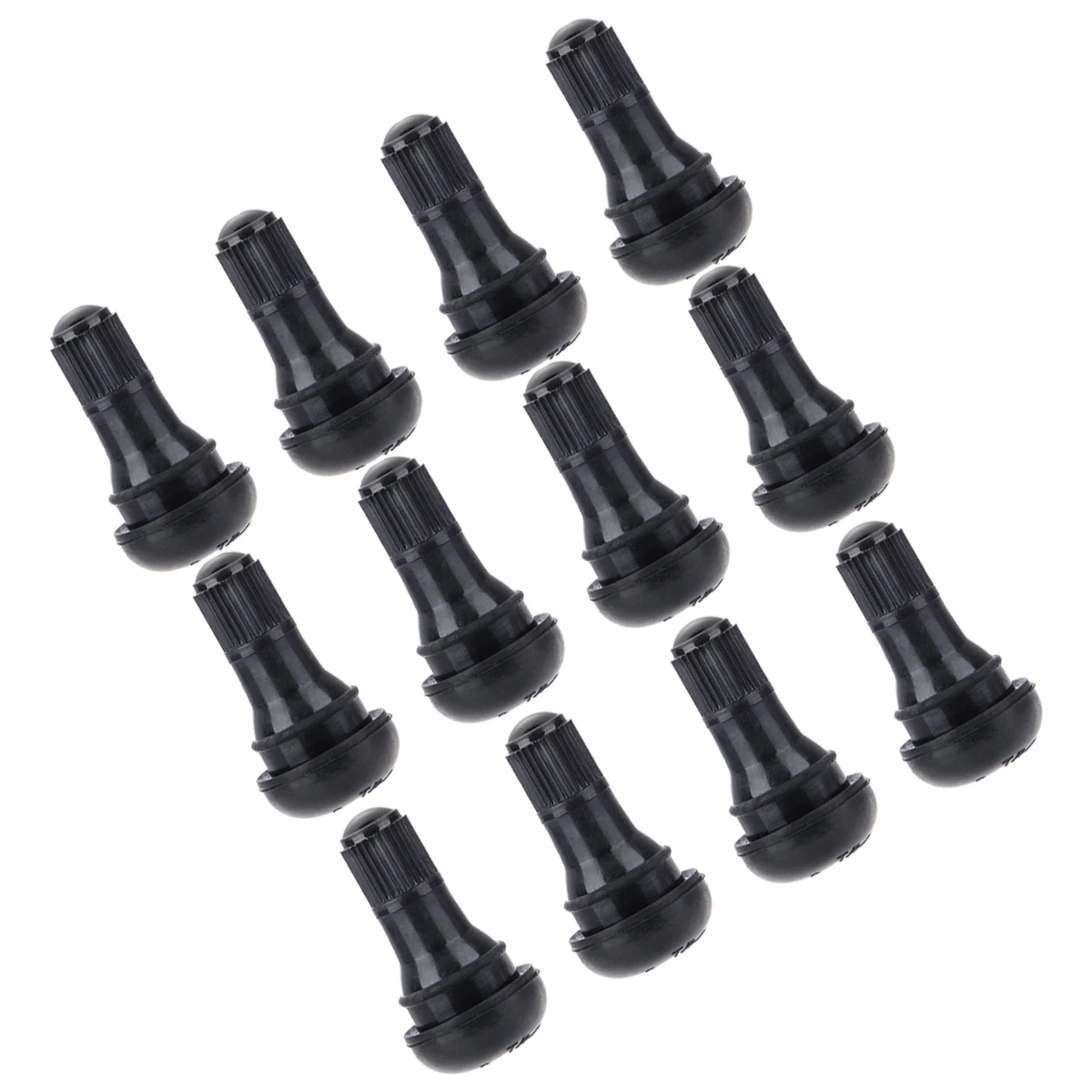 

12 pcs Rubber Black TR412 Snap-in Replacement Core Car Accessories Stems Stems For Snap-In Stem Mechanics