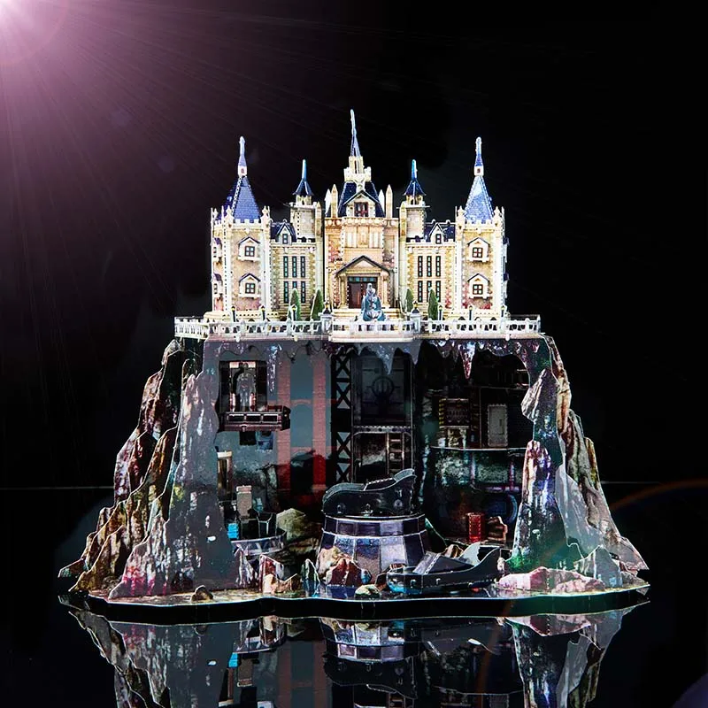 Manor Castle Architecture All metal stainless steel DIY3D three-dimensional puzzle alloy assembling model