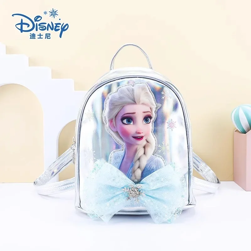 Школьный портфель Disney New Frozen для студентов, легкий и вместительный водонепроницаемый рюкзак для мужчин и женщин с мультипликационным рисунком