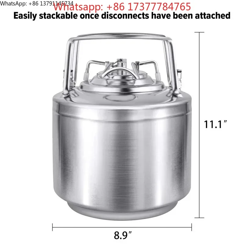 Double Ball Post Disconnect Kit Stainless Steel 6L/9L/12L Gallon Ball k Barrel