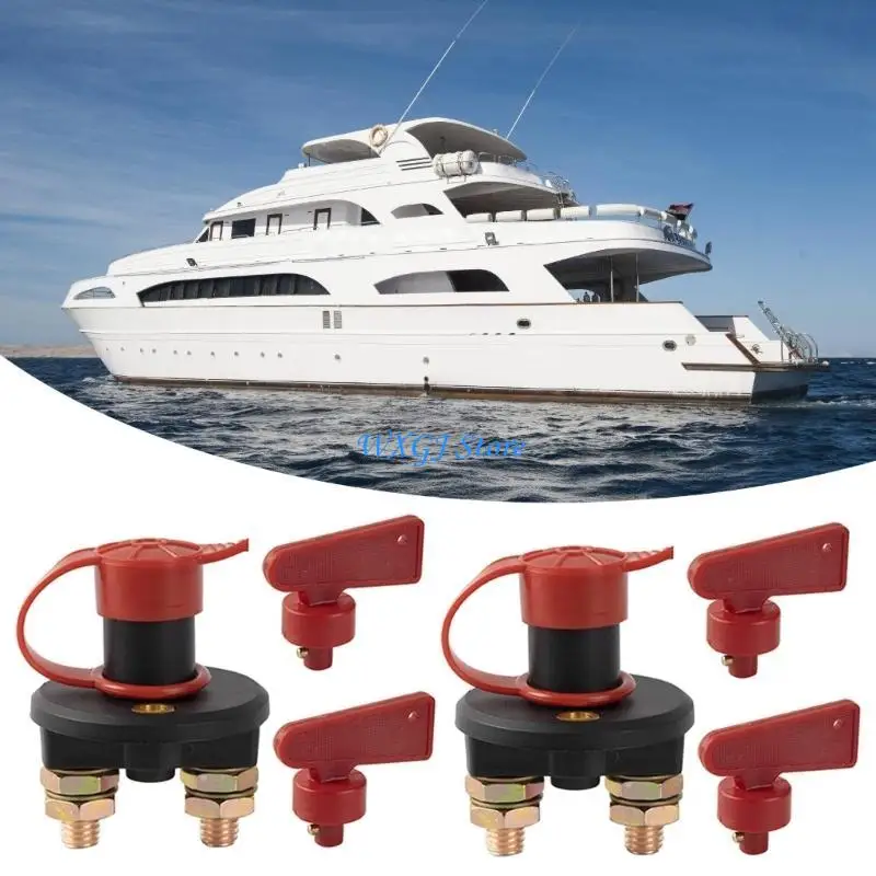 

37JE Battery Disconnect Switch 12V 24V 125A Continuous Battery Switch for Boat