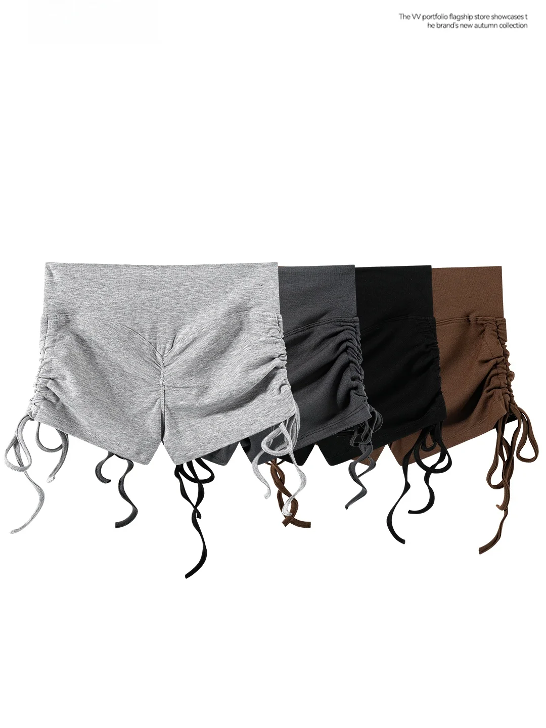 

Korean Style Sexy Short Pants Women's Tight-Fit Drawstring Skirt Summer Slimming High Waist Outerwear Small Size Pants