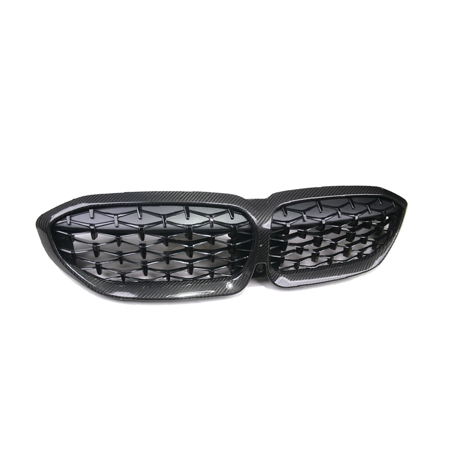 

Dry Carbon Fiber Car Bumper Front Center Grille for bmws 3 Series G20 G28 2020-2022 TAKD Style Auto Front Spoiler Lip