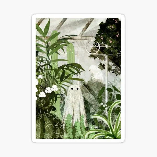 5 шт., наклейки на окна в теплице, с принтом