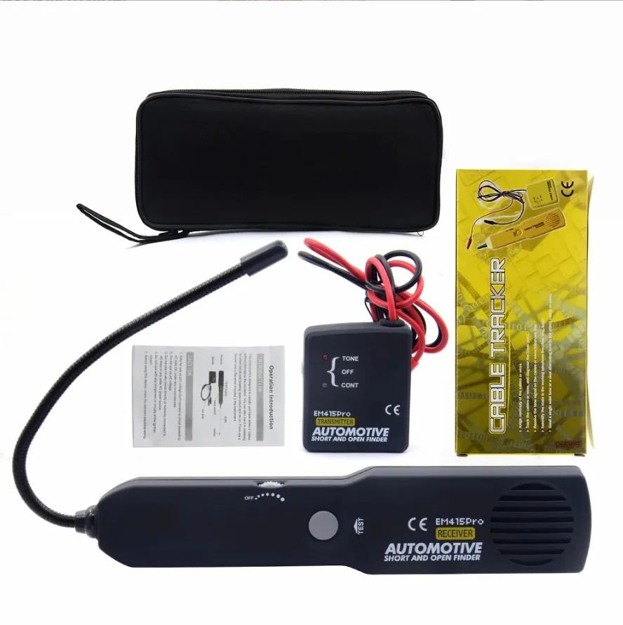 

Автомобильный тестер-искатель коротких и открытых цепей EM415PRO, инструмент для ремонта автомобилей, детектор-трассировщик для проводов и кабелей