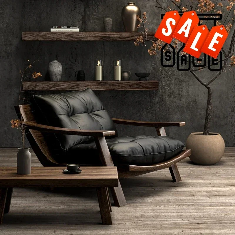 

0 ZL S Leisure Vintage Comfortable Sillas De Sala Home Living Room Chairs Leather Lounge Single Modern Lazy Chairs Armchair