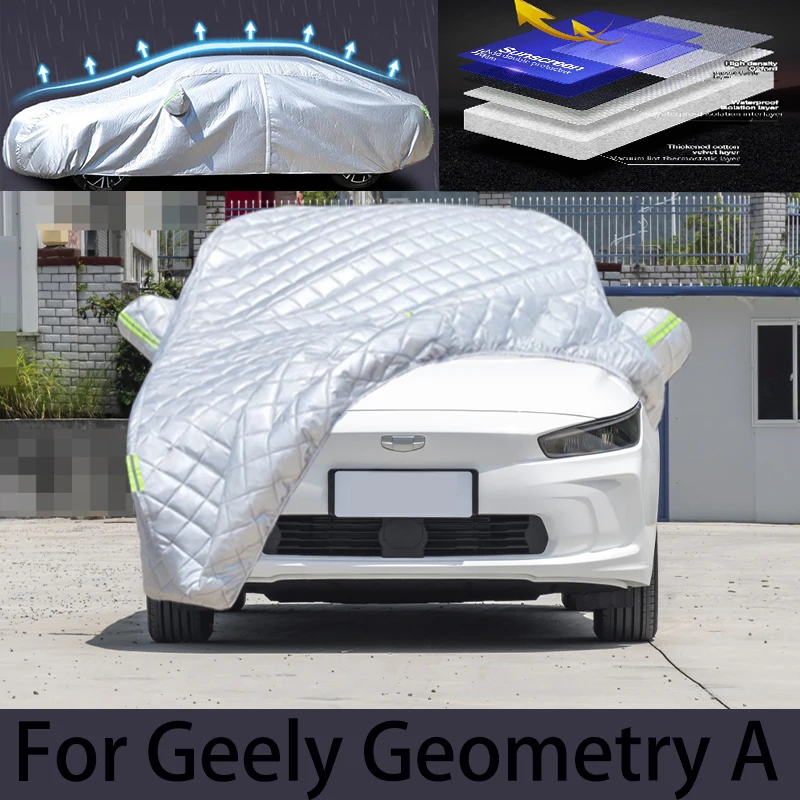 

For Geely Geometry A Car hail protection cover Auto rain protection scratch protection paint peeling protection car clothing